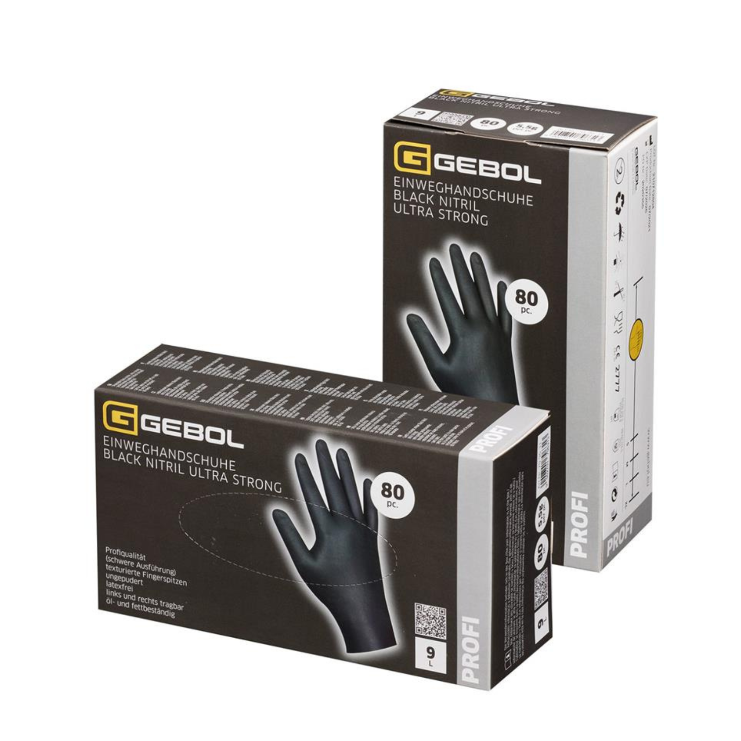 Gebol Einweghandschuh Black Nitril Ultra Strong Gr. M – Bild 3
