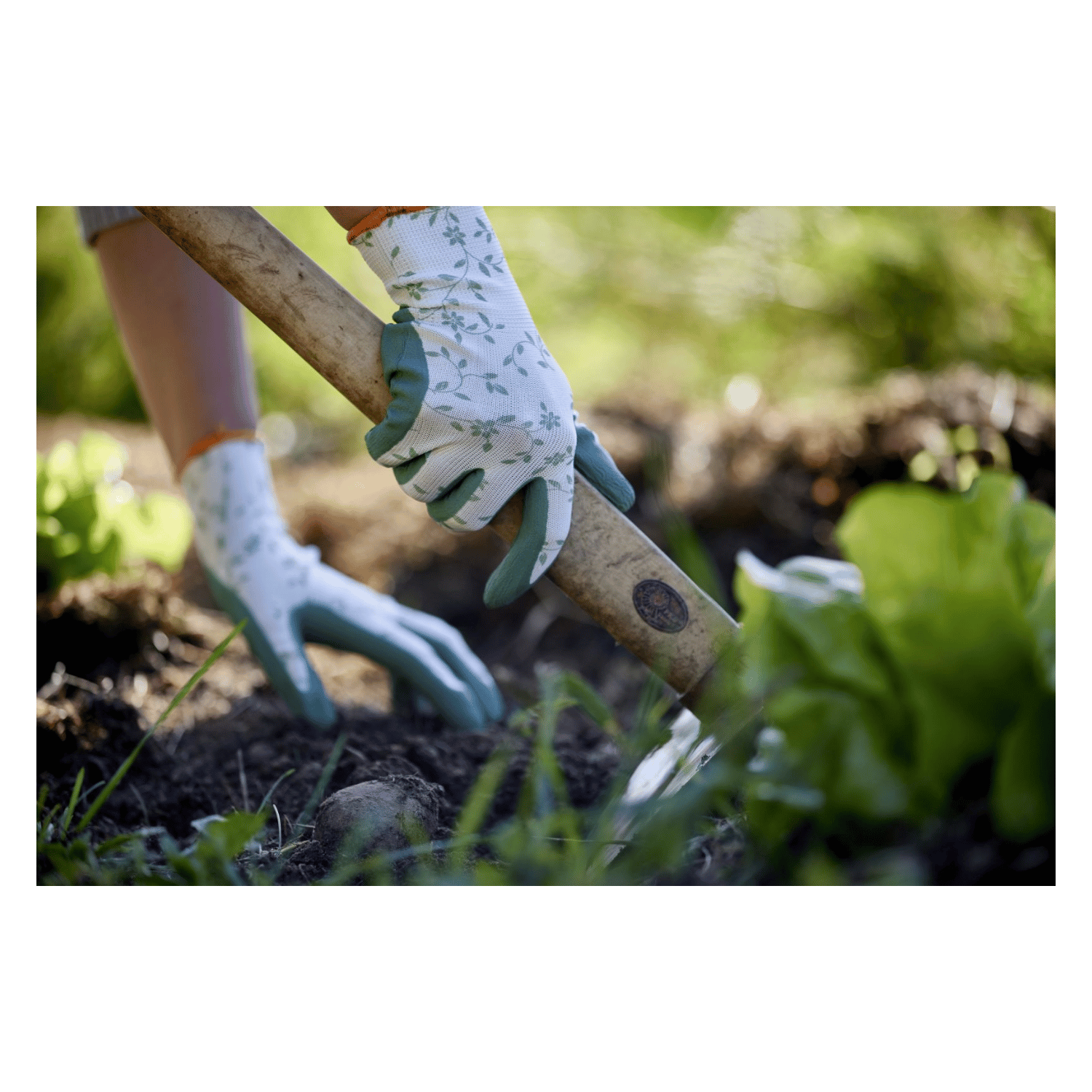 Gebol Gartenhandschuh Damen FLOWER DUO 2er Set Gr. 7 – Bild 6
