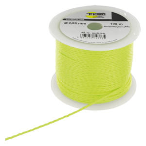 Triuso Leucht-Maurerschnur 2,0 mm, 100 m gelb fluoreszierend