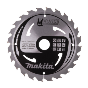 Makita Kreissägeblatt M-FORCE B-32057 210/30 mm • 24 Zähne • 1,4 mm • Holz