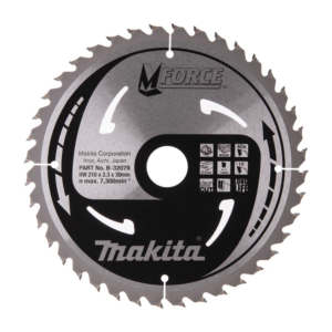 Makita Kreissägeblatt M-FORCE B-32079 210/30 mm • 40 Zähne • 1,4 mm • Holz