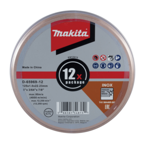 Makita Trennscheibe INOX 125x1,0mm 12Stk. D-65969-12