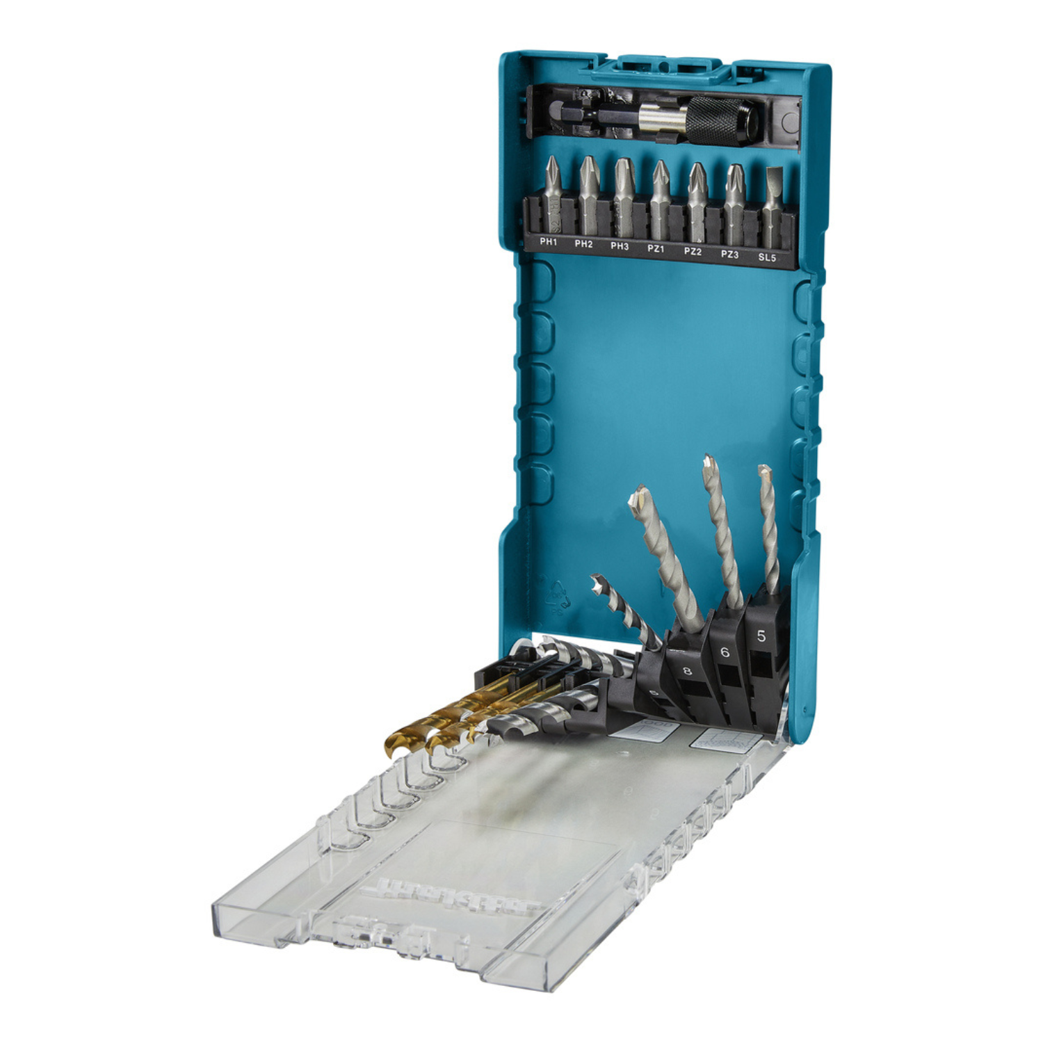 Makita Bohrer-Bit-Set 17-tlg. D-74887 Holz, Metall und Mauerwerk – Bild 5