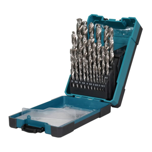 Makita Bohrer-Set 25-tlg. HSS-GS D-78368 Ø 1-13 mm • HSS-GS • 25-teilig • Rundschaft – Bild 3