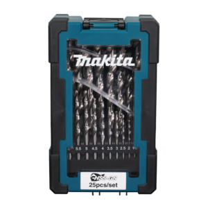 Makita Bohrer-Set 25-tlg. HSS-GS D-78368 Ø 1-13 mm • HSS-GS • 25-teilig • Rundschaft
