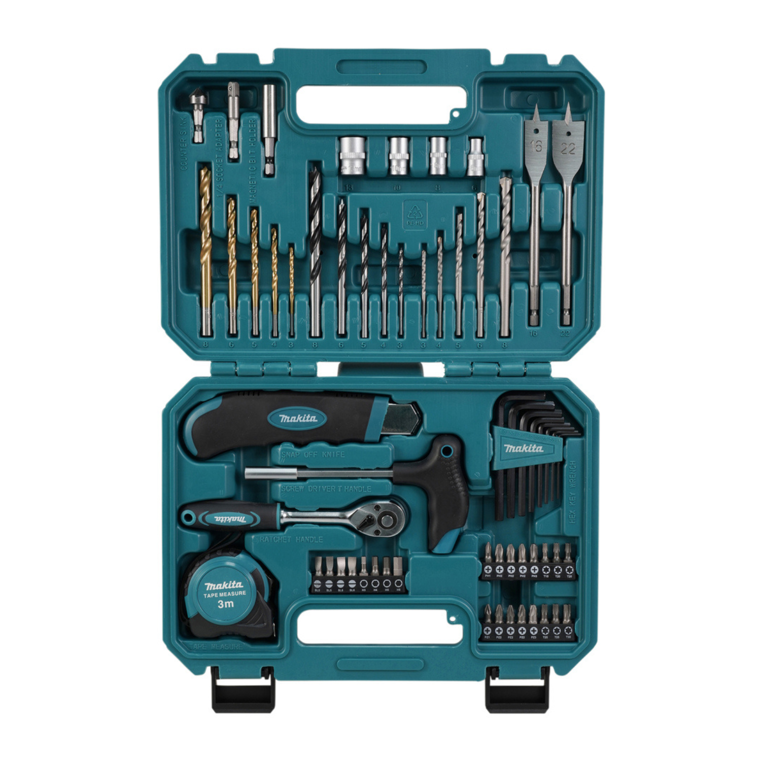 Makita Bohrer- und Bit-Set 60-tlg. E-15095