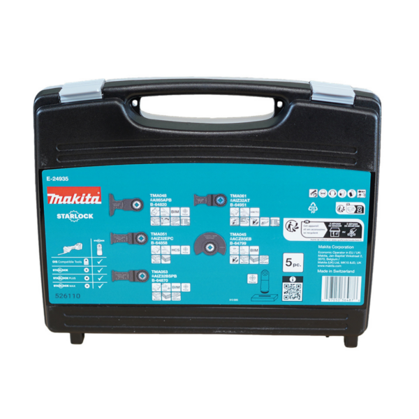 Makita Multifunktionswerkzeug-Set 5-tlg. Starlock E-24935 – Bild 3