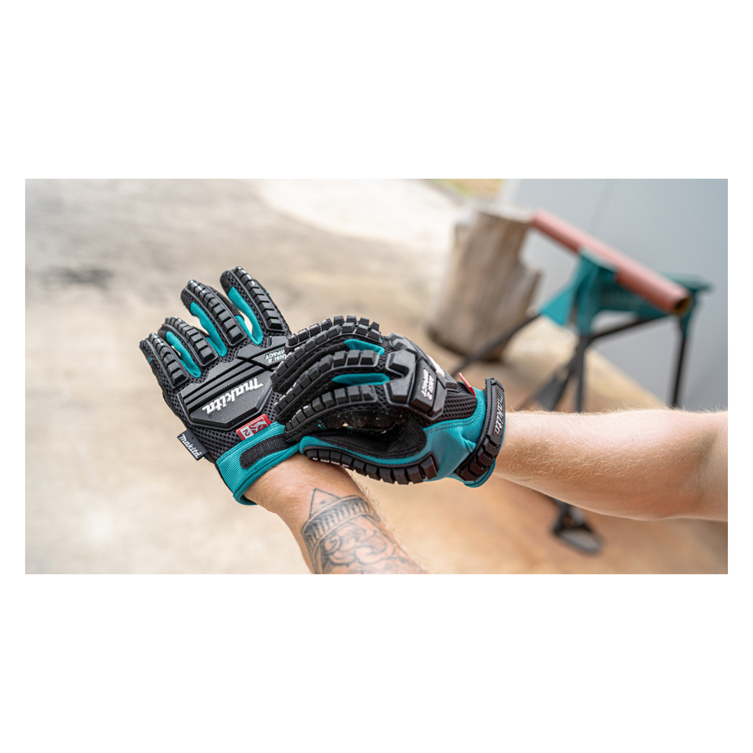 Makita Handschuhe Gr. M (8) verstärkt P-84464 – Bild 5